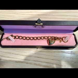 Vintage Juicy Couture gold chain bracelet